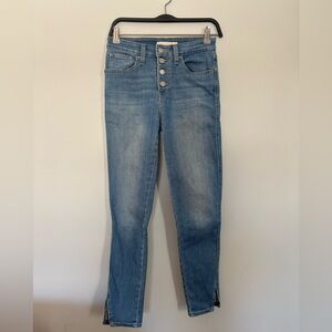 Levi's High Rise Blue Denim Jeans